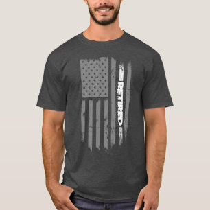 Gepensioneerde correctiemacht voor de Amerikaanse T-shirt