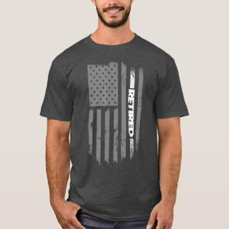 Gepensioneerde correctiemacht voor de Amerikaanse  T-shirt