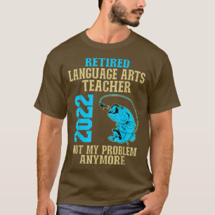 Gepensioneerde docent talen en letteren 2022 Visli T-shirt