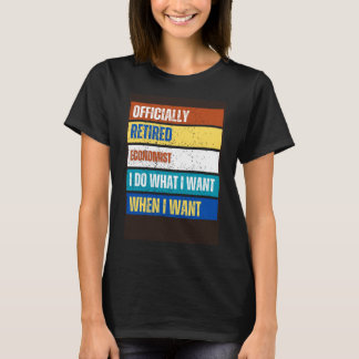 Gepensioneerde econoom Pensioenfonds T-shirt