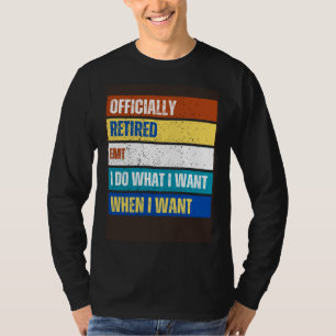 Gepensioneerde EMT-pensioen Gepensioneerde Dispatc T-shirt