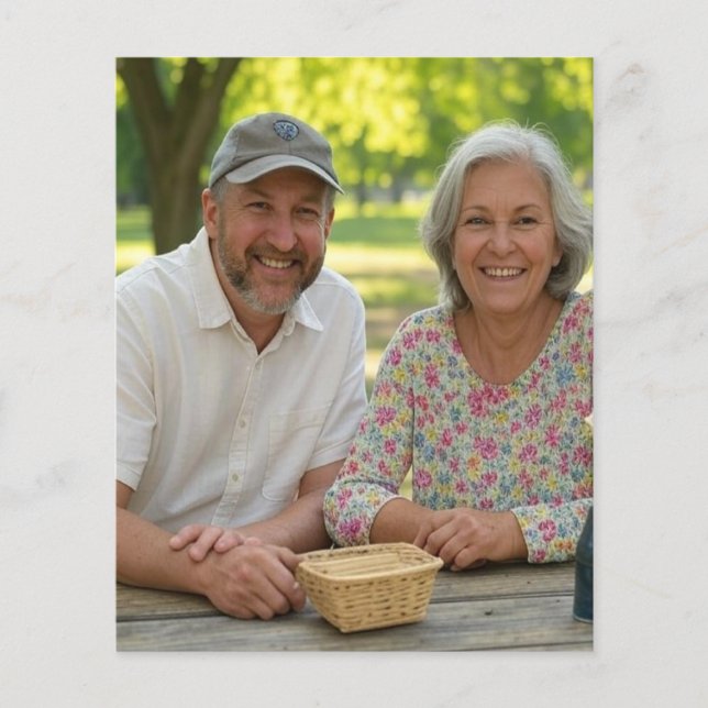 Gepensioneerde foto toevoegen Aanpassen (Voorkant)