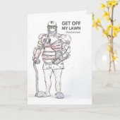 Gepensioneerde Ironman-kaart Kaart (Gele Bloem)