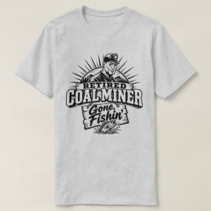 GEPENSIONEERDE KOLENMIJNWERKER T-SHIRT
