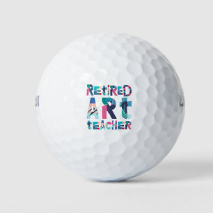 Gepensioneerde kunstleraar Opleiding Geld Golfballen