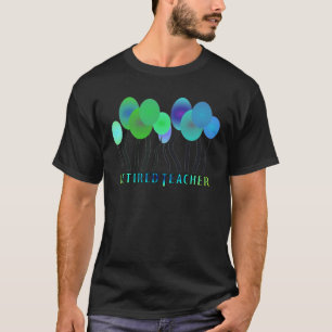 Gepensioneerde leraar Artsy Trees Gifts T-shirt