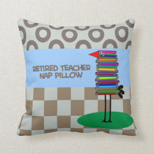 Gepensioneerde leraar Nap Pillow Book Bird Kussen