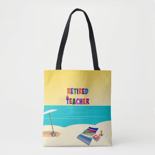 Gepensioneerde Leraar Tote Bag (Voorkant)