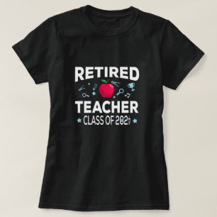 Gepensioneerde lerarenklasse 2021 t-shirt