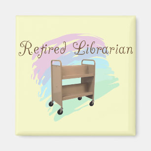 Gepensioneerde Librarian EMPTY CART Magneet