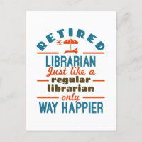 Gepensioneerde Librarian Funny Retirement Happier