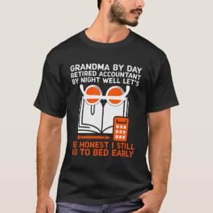 Gepensioneerde Oma Pensioen Accountant Bank T-shirt