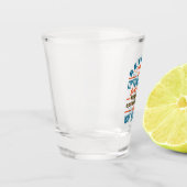 Gepensioneerde Optometrist Funny Way Happier Shot Glas (Links)
