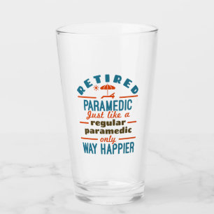 Gepensioneerde Paramedische EMT-pensionering Funny Glas