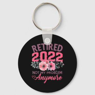 Gepensioneerde pensioenuitkeringen 2022 voor vrouw sleutelhanger