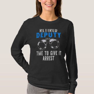 Gepensioneerde plaatsvervanger tijd om het te arre t-shirt