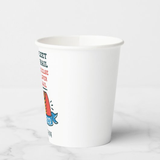 Gepensioneerde postbeambte Aangepaste postbode Pen Papieren Bekers (Links)