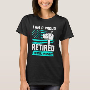 Gepensioneerde postbeambte Love Mailman Retirement T-shirt