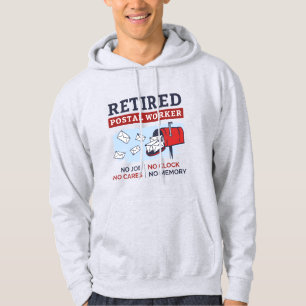 Gepensioneerde postbeambte Mailman Retirement Hoodie
