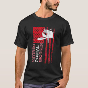 Gepensioneerde postbeambte Mailman Retirement T-shirt