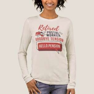 Gepensioneerde Postbode Funny Postbode Pensioen Tri-Blend Shirt