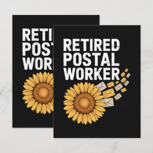 Gepensioneerde Postbode Kaart
