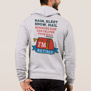 Gepensioneerde Postbode Postbezorger Pensioen Hoodie