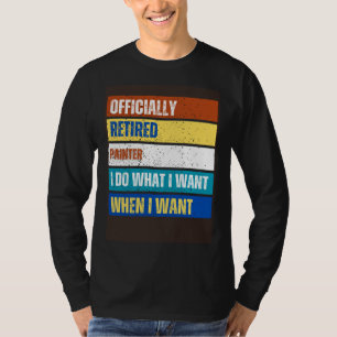 Gepensioneerde Schilder Pensioen Gepensioneerde Sc T-shirt