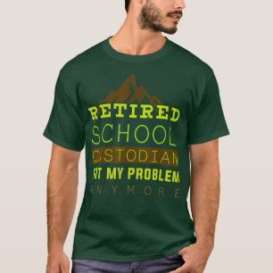 Gepensioneerde schoolbewaarder — Pensioenuitkeri T-shirt