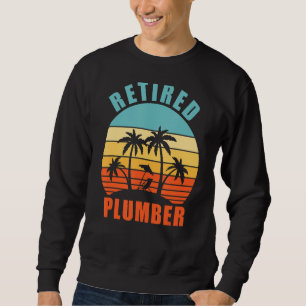 Gepensioneerde stop Funné Plumbing Happy Retiremen Trui
