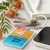 Gepensioneerde tandarts sleutelhanger (Voorkant Rechts)