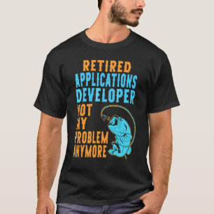 Gepensioneerde Toepassingen Ontwikkelaar Vissen P T-shirt