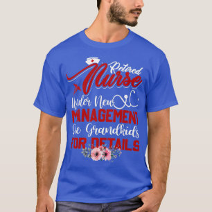 Gepensioneerde verpleegsters onder nieuw managemen t-shirt