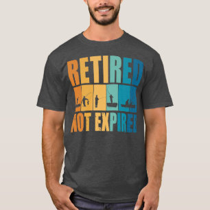 Gepensioneerde Vissende Humor 2022, Fisherman Ret T-shirt
