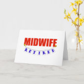 GEPENSIONEERDE VROEDVROUW KAART (Gele Bloem)