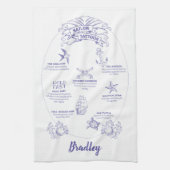 Gepensioneerde zeeman en zeeman Tattoo betekenisse Theedoek (Verticaal)