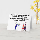 Gepensioneerde zuster Story Art JACHO Button Kaart (Gele Bloem)