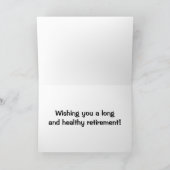 Gepensioneerde zustGiften Kaart (Binnen)