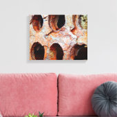 Geperforeerd hardmetalen canvas afdrukken (Insitu (Woonkamer))