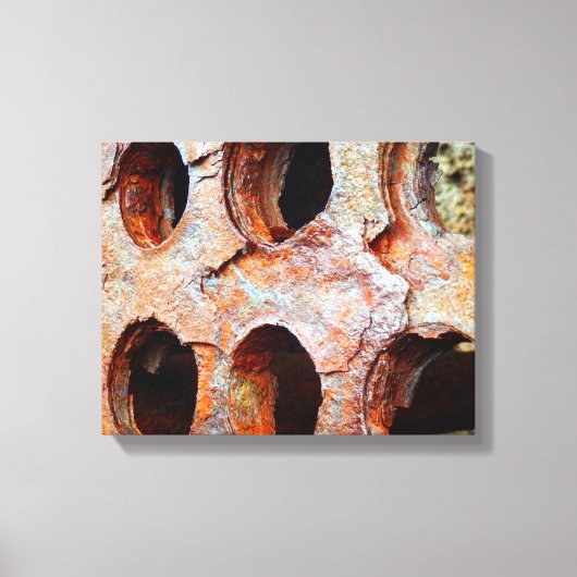 Geperforeerd hardmetalen canvas afdrukken (Voorkant)