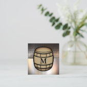 geperforeerd metaal | Metaalblad | Stap Vierkante Visitekaartje (Staand voorkant)