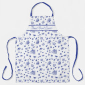 Geperforeerd Ontworpen Nautical Threaded Best Pap  Schort (Voorkant)