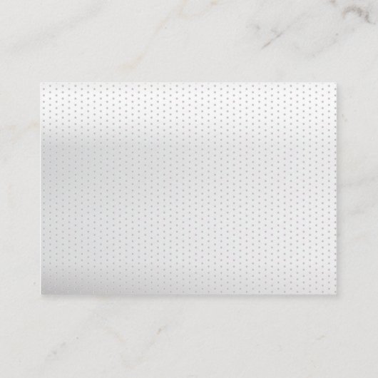 Geperforeerde achtergrond | Garde Chef Visitekaartje (Achterkant)