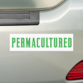 Gepermaculteerd Bumpersticker (Op auto)