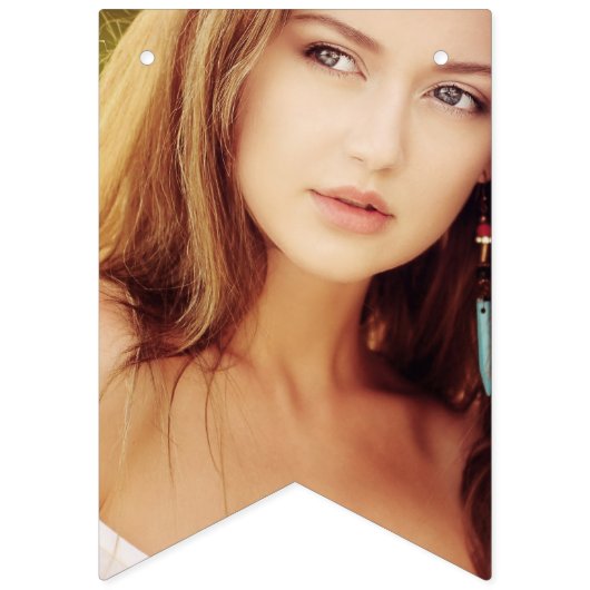 Gepersonaliseerd 16 Fotoviering Vlaggetjes (Tweede vlag)