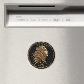 Gepersonaliseerd 1793 Flowing Hair Penny Magnet Magneet (Insitu (Vaatwasser))