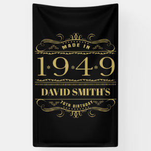 Gepersonaliseerd 1949 70e verjaardag spandoek