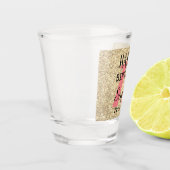 Gepersonaliseerd 19e verjaardag schuimglas shot glas (Links)