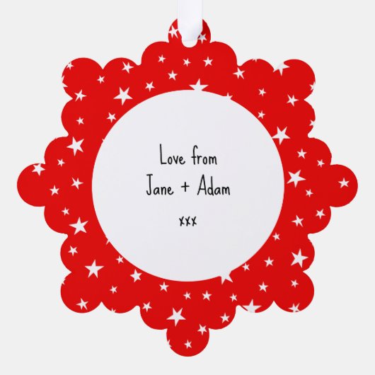 Gepersonaliseerd 1e kerst Polar Beer Ornament Kaart (Achterkant)