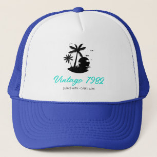 Gepersonaliseerd 20e 30e 40e 50e verjaardag Crew S Trucker Pet